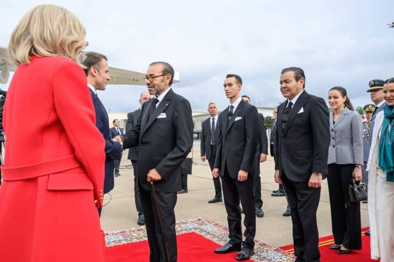 Un accueil royal pour le président Macron au Maroc