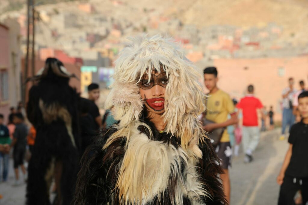 EN IMAGES. Le carnaval de Boujloud célèbre Aïd al-Adha à Imintanout