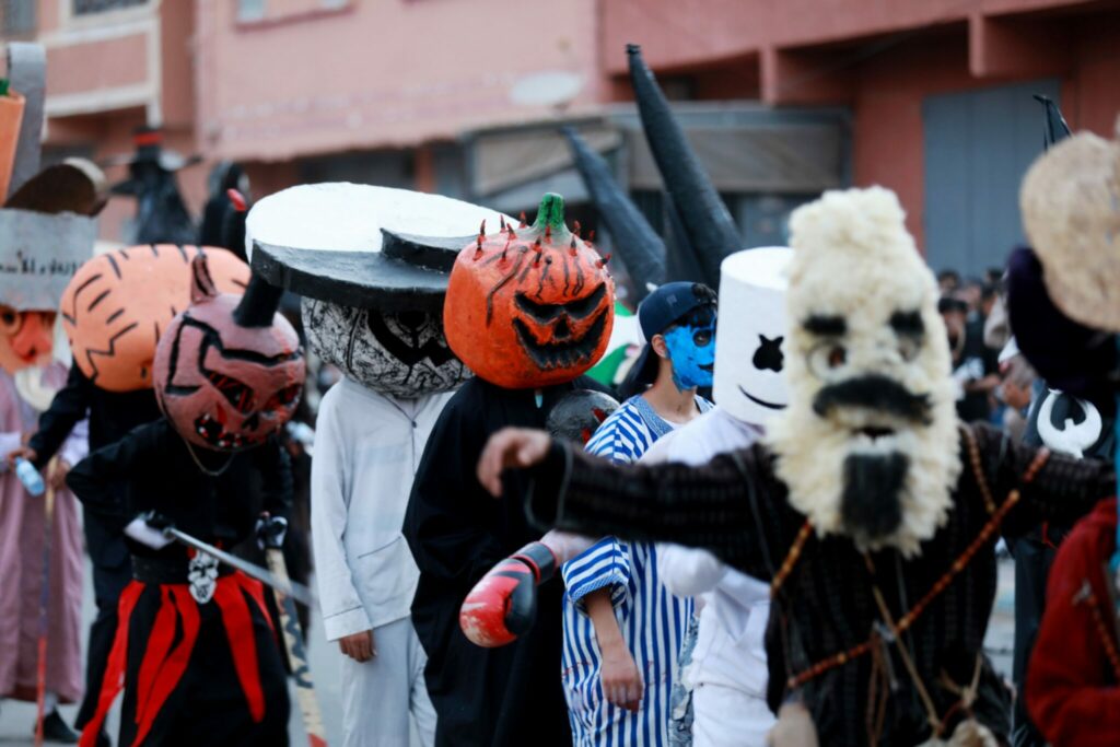 EN IMAGES. Le carnaval de Boujloud célèbre Aïd al-Adha à Imintanout