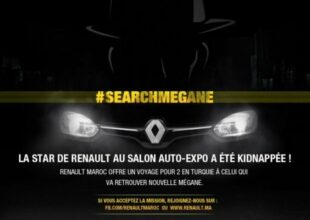 Nouvelle Mégane, la star de Renault au salon Auto Expo 2014 a été kidnappée !
