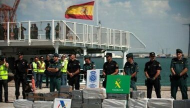 9 Marocains arrêtés en Espagne, 1 tonne de drogue saisie