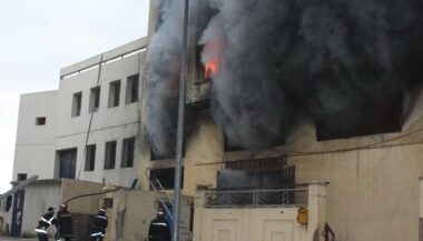 Incendie dans une unité industrielle à Casablanca