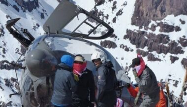 Crash d'un hélicoptère de la GR au Toubkal