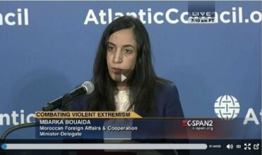Mbarka Bouaida devant un think tank à Washington