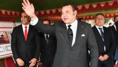 Le Roi Mohammed VI visite l'Atlantic Free Zone de Kénitra