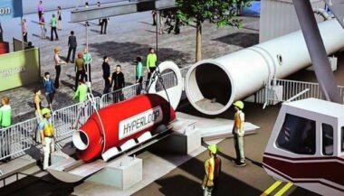 Premier test public pour le train du futur Hyperloop