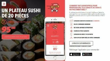SushiExpress.ma débarque à Casablanca