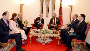 Entretien Mohammed VI-François Hollande à Marrakech