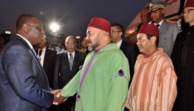 Le Roi s'entretient avec le Président sénégalais