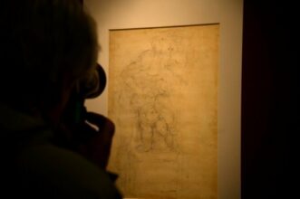 A Rome, un dessin inédit de Michel-Ange exposé au public