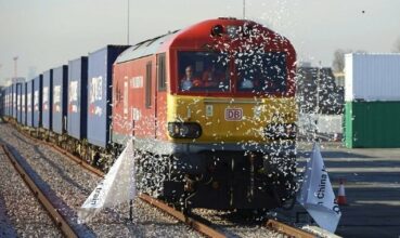 Le premier train direct de Londres est arrivé en Chine