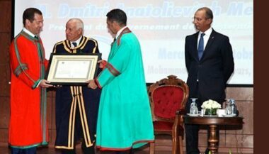 Medvedev distingué &ldquo;Docteur honoris causa&rdquo; par l'université Mohammed V de Rabat