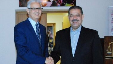 La photo du jour: passation entre Hamid Chabat et Nizar Baraka