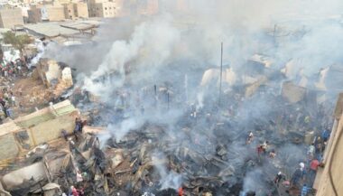 Casablanca: grand incendie à souk El Massira