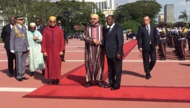 Le Roi Mohammed VI s'entretient avec le Président ivoirien