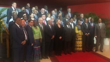 Photo. Bourita à la réunion ministérielle du 5e sommet UA-UE
