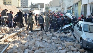 Images. Effondrement d'un mur à Casablanca: deux mort et trois blessés graves