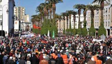 Images de la marche nationale pour Al Qods à Rabat