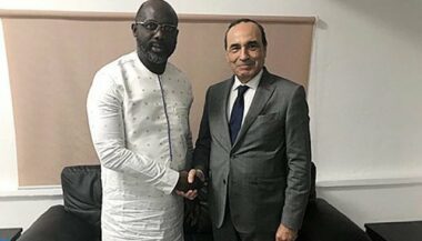 Habib El Malki reçu par le nouveau président du Libéria