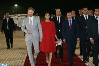 Le Prince Héritier Moulay El Hassan reçoit le Prince Harry d'Angleterre et son épouse