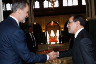 Le Roi Felipe reçoit Saâdeddine Elotmani