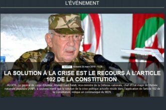 Algérie: Bouteflika c'est fini, l'armée veut son départ