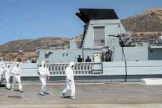 African Lion: exercice de décontamination au port militaire d'Agadir