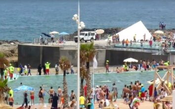 Forte affluence à la Grande piscine de Rabat