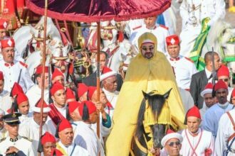 Cérémonie d'allégeance au palais royal de Tétouan