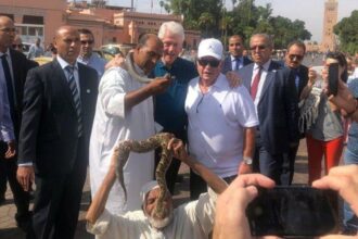 Photos. Les Clinton à Marrakech