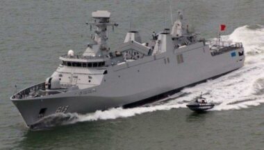 La frégate Mohammed VI à Toulon pour l'exercice Chebec