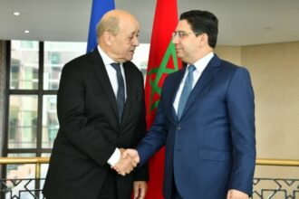 Jean-Yves Le Drian reçu par Nasser Bourita