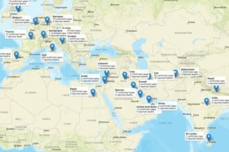 Coronavirus: une carte en temps réel pour suivre l'évolution de l'épidémie