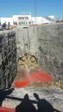 LIVE. Achèvement des travaux d'excavation du tunnel de protection de la ville de Casablanca contre les crues de l'Oued Bouskoura (Partie II)