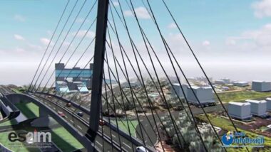 L'école ES2IM privée a créé une vidéo 3D du futur pont à haubans de Sidi Maarouf