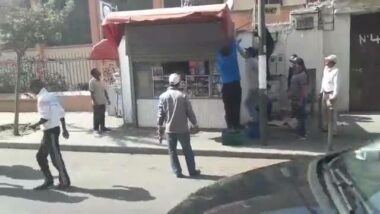 Les autorités locales procèdent à la libération de l'espace public. Images prises aux abords du quartier Beauséjour