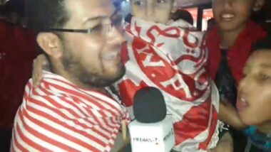 Live: Aîn diab Ambiance et joie des marocains.