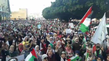 Live: Manifestation près Bab el had à Rabat pour Al Qods