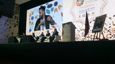 Séance plénière de la conférence FMI de haut niveau ''Opportunity for All'', avec la participation du chef de gouvernement Saadeddine El Othmani, et Christine Lagarde, directrice du FMI
