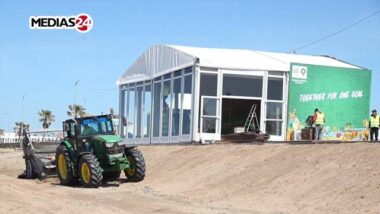 Fan Fest Casablanca : Préparation de la zone d'accueil de la #TaskForce