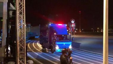 Défilé à l'occasion du 62e anniversaire de création de la Sûreté nationale. Organisé à l'Institut Royal de police de Kénitra ce mercredi 16 mai à 20H00