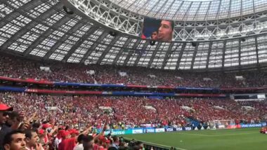 Maroc Portugal Ambiance à partir des gradins