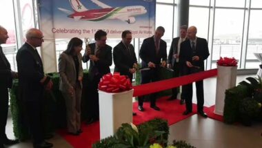 Royalairmaroc : Cérémonie de livraison du premier #Boeing 787-9 Dreamliner à Seattle