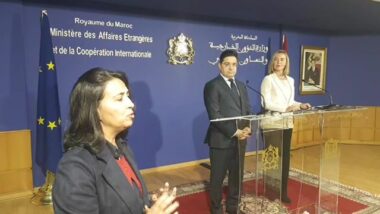Live : Visite au Maroc de Federica Mogherini, Haute représentante de l'Union Européenne pour les affaires étrangères et la politique de sécurité.