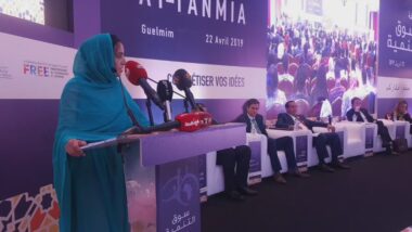 Live : Guelmim. Lancement de Souk At-Tanmia, initiative d'appui aux jeunes entrepreneurs.