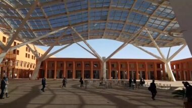 En direct: Visite dans les locaux de l'Université Mohammed VI Polytechnique.