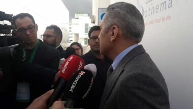 Live: Déclaration de Moulay Hafid Elalamy ministre de l'industrie lors de la cérémonie d'inauguration de l'usine de Sothema.