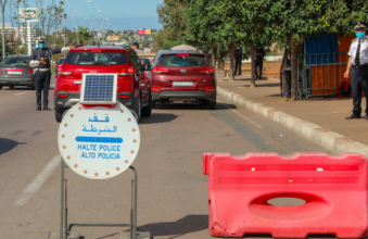 VIDEO. En direct d'un barrage de contrôle d'une route d'accès à Casablanca