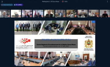 CRI Sous-Massa : Les investissements validés en 2020 en hausse de 68% à 14 MMDH