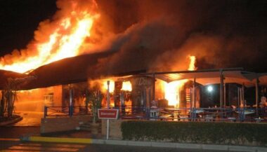 Mc Donald’s Marrakech détruit par un violent incendie